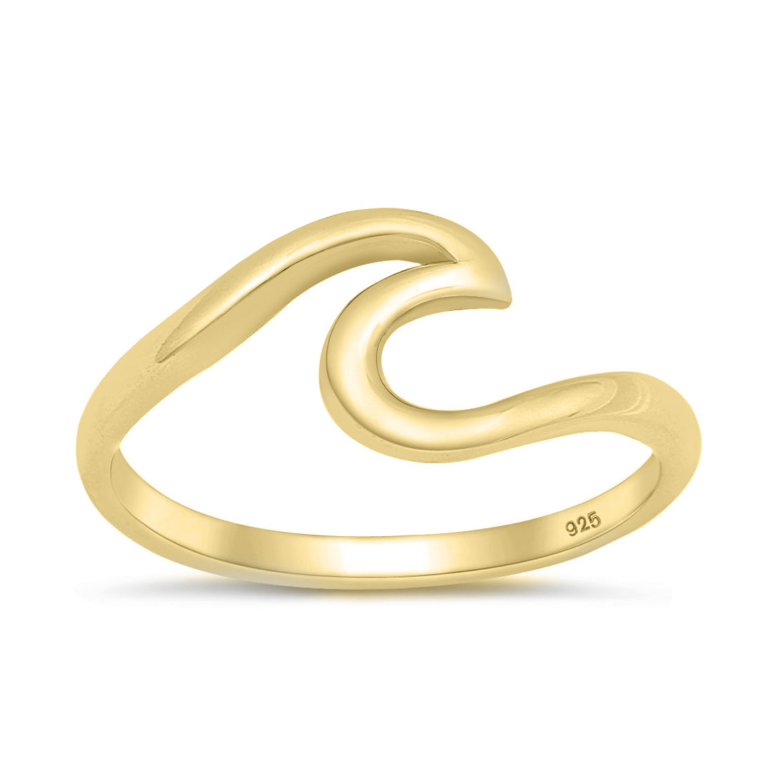 Silver Ring - Wave