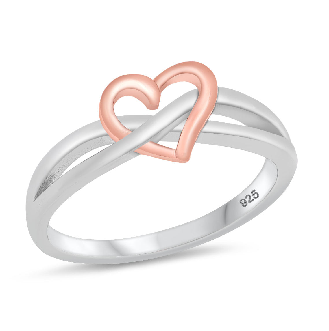 Silver Ring - Infinity Heart