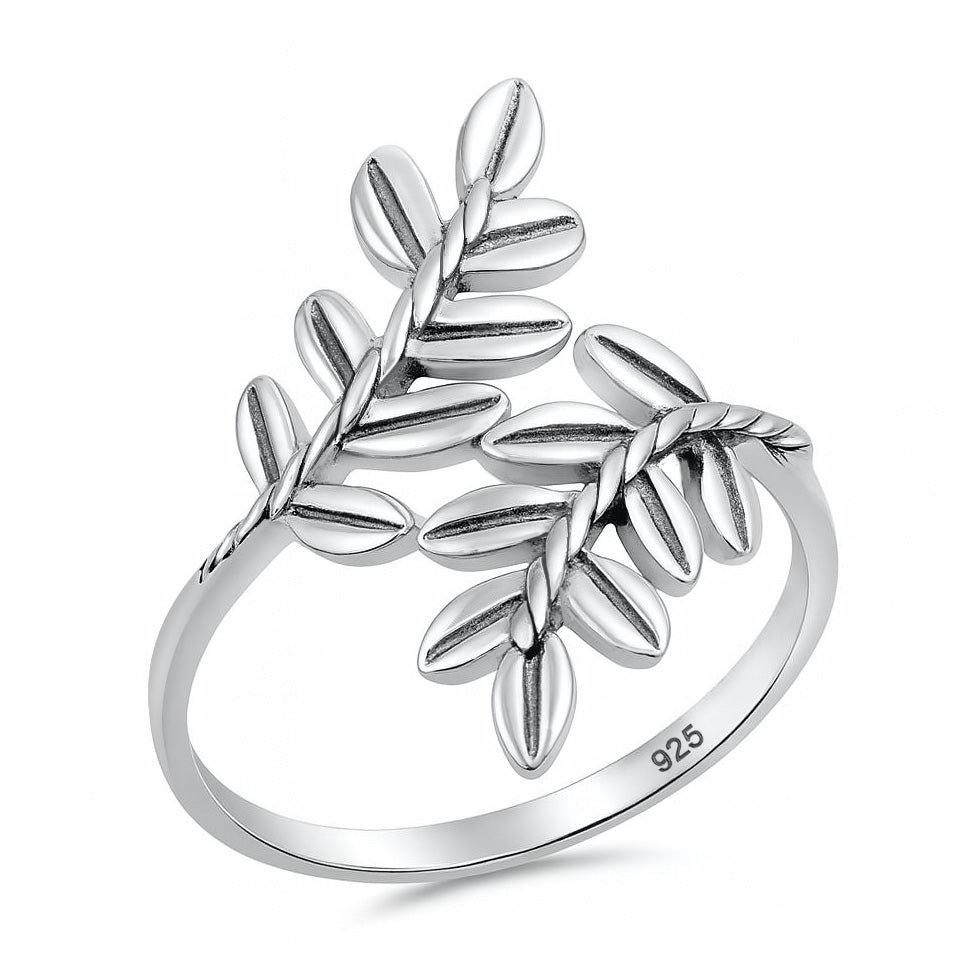 Silver Ring - Leaves