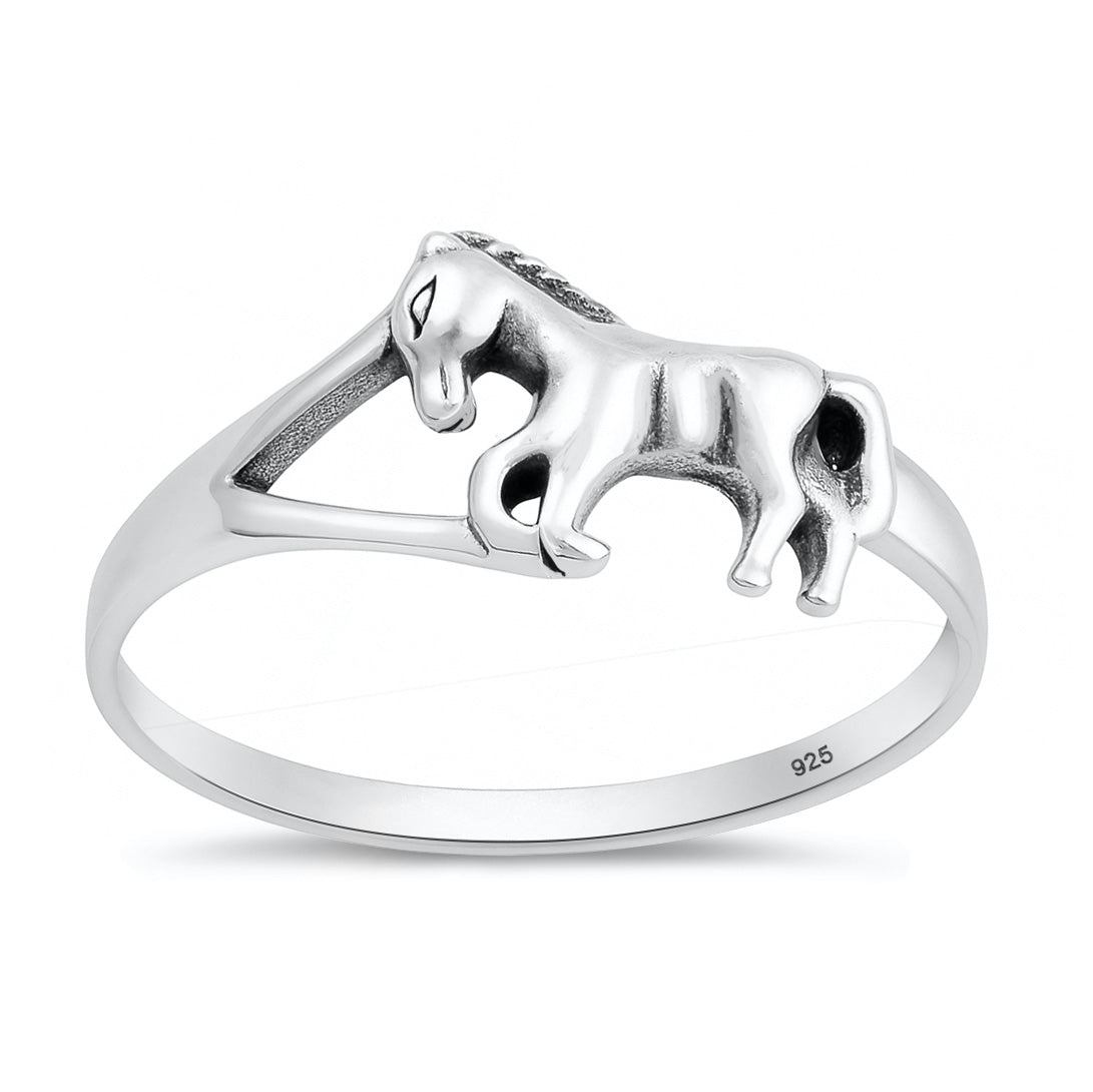 Silver Ring - Horse