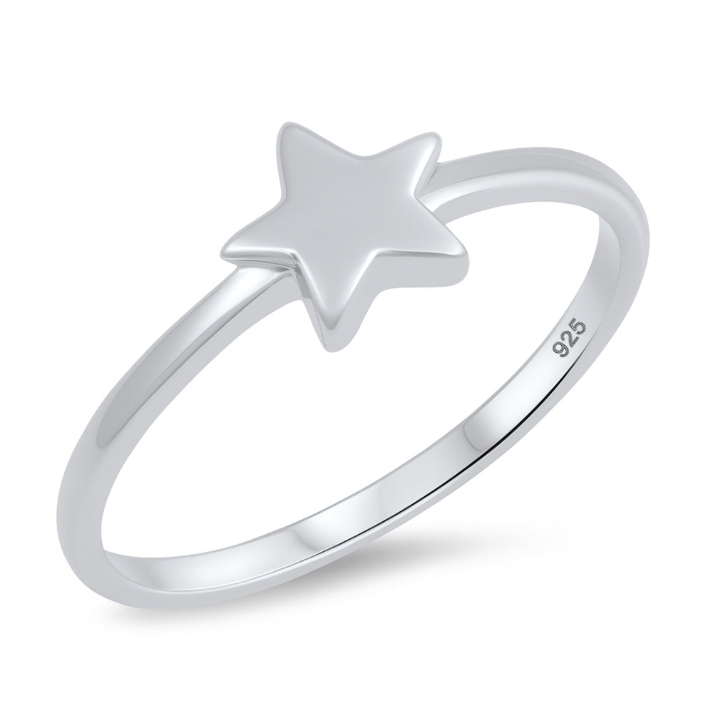 Silver Ring - Star