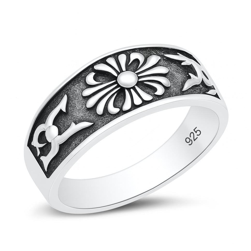 Silver Cross Ring