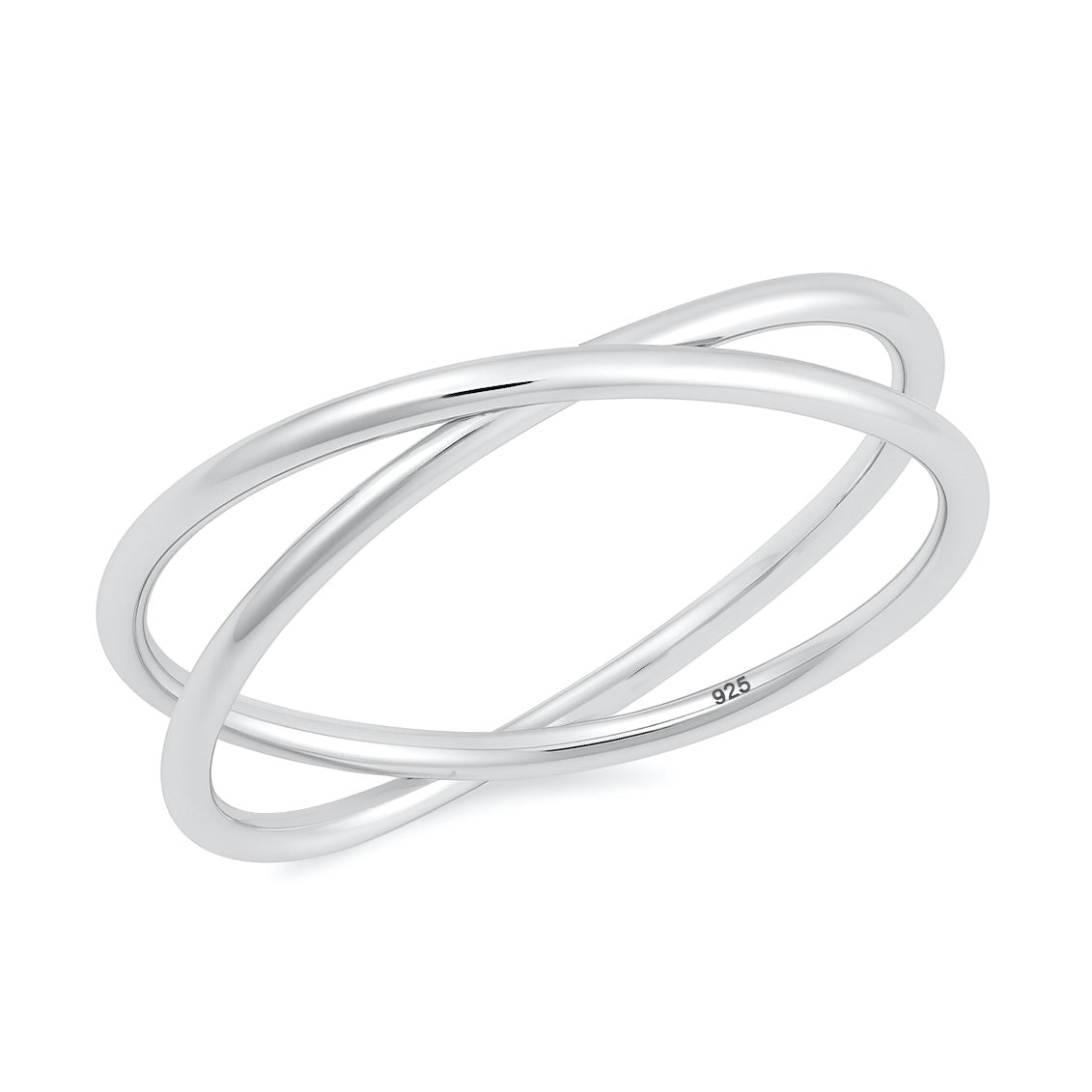 Silver Ring - Criss Cross