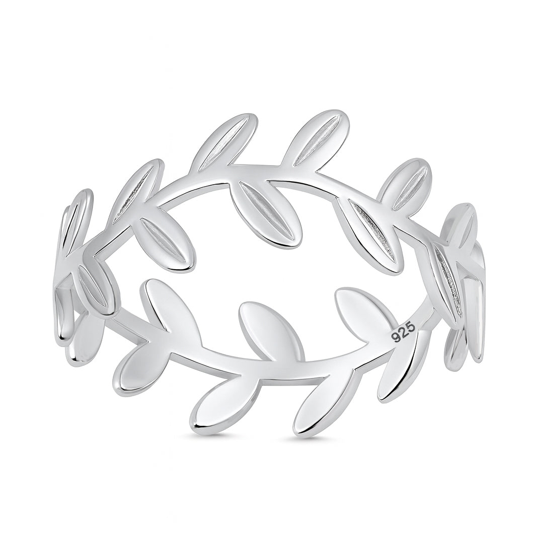 Silver Ring - Leaves