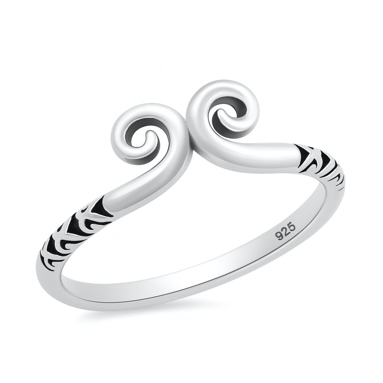 Silver Celtic Swirl Ring