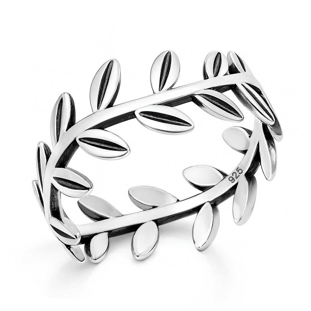 Silver Ring - Leaves