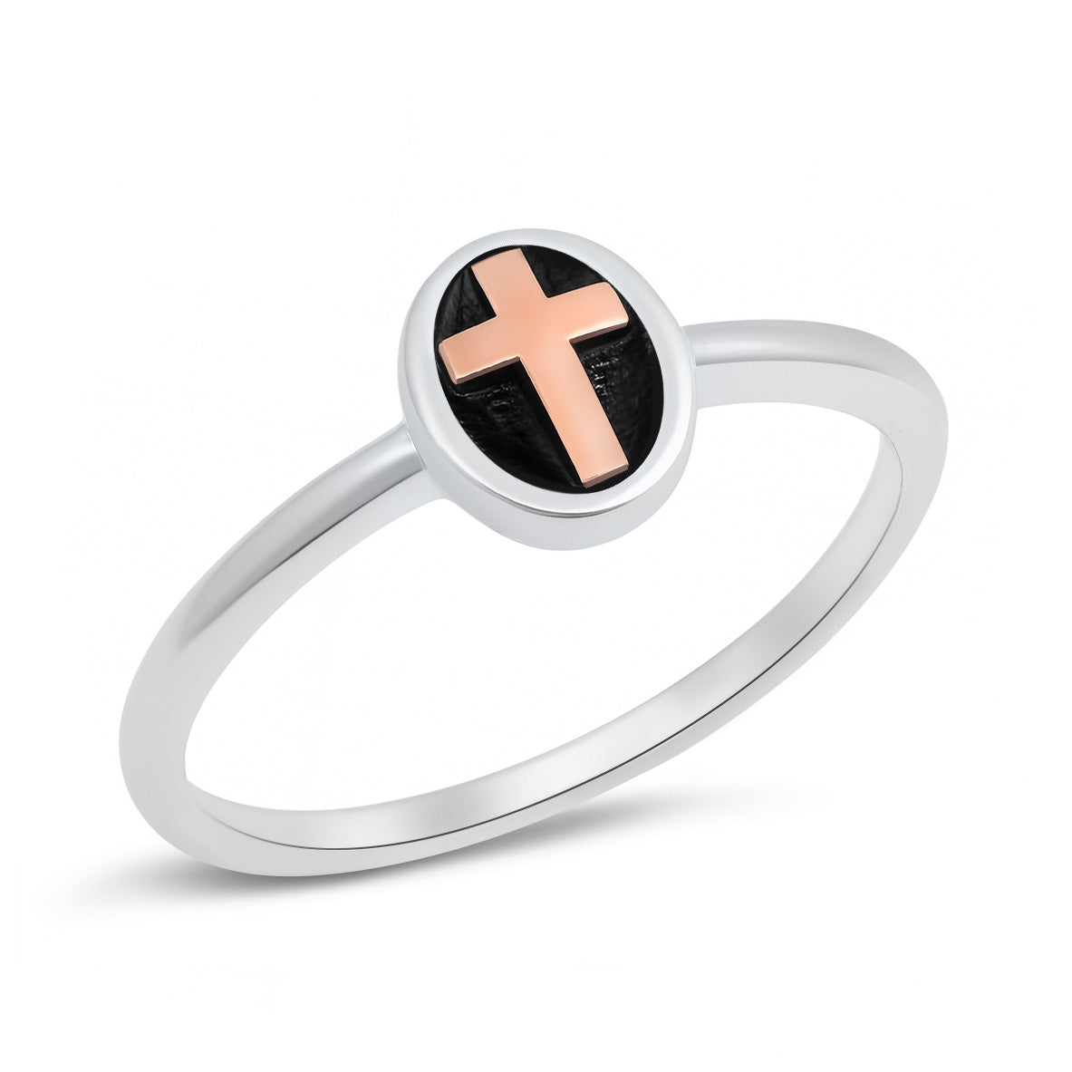 Silver Ring - Cross