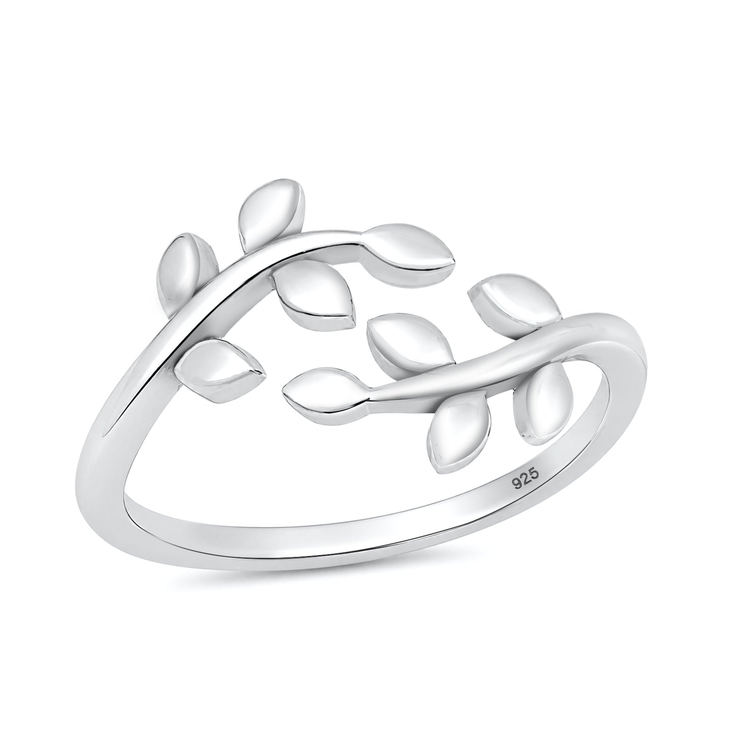 Silver Ring - Leaves