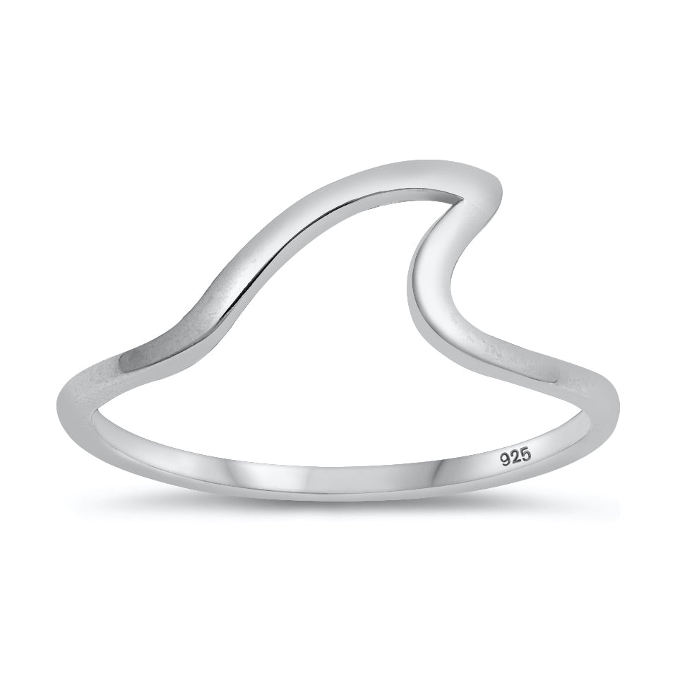 Silver Ring - Wave