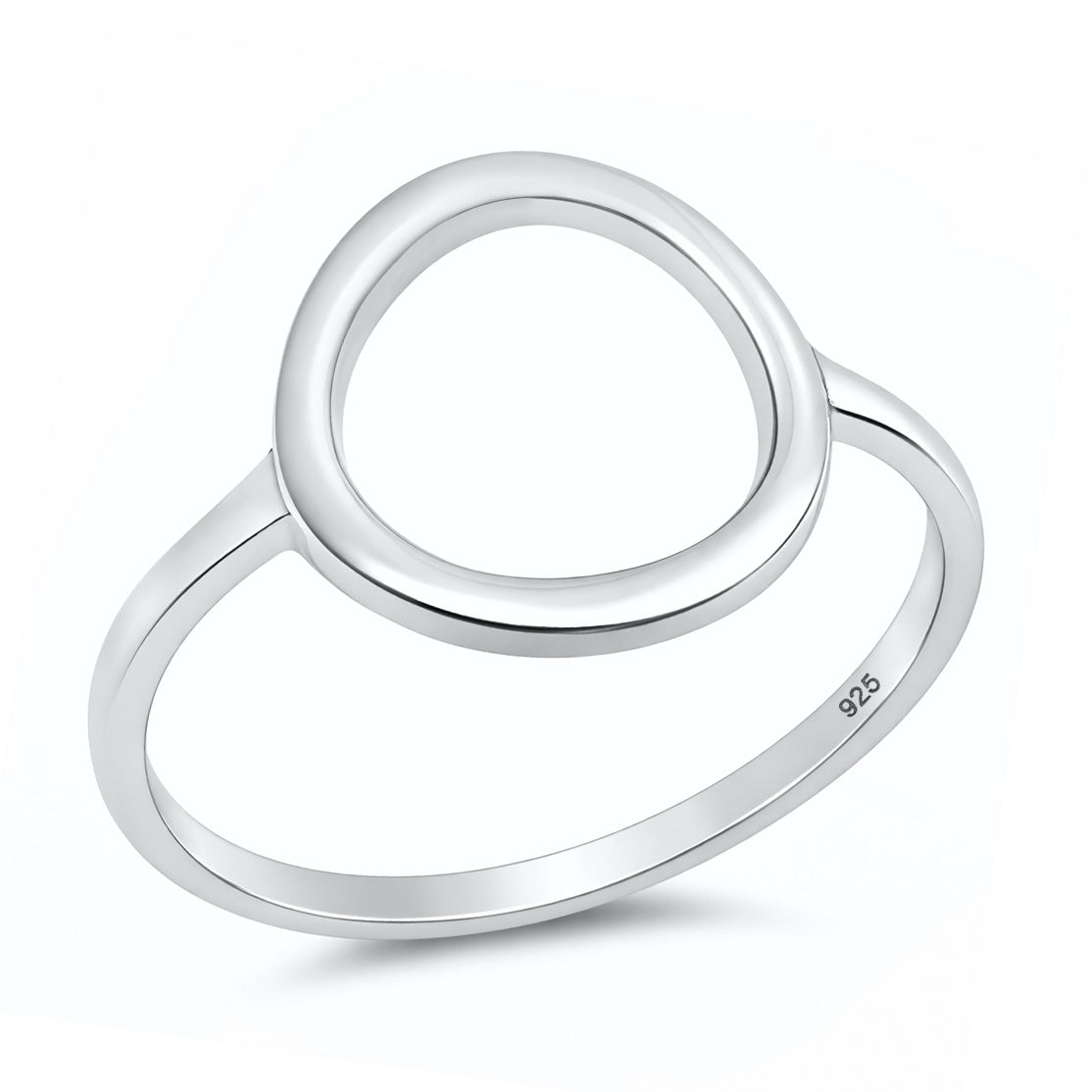 Silver Ring - Open Circle