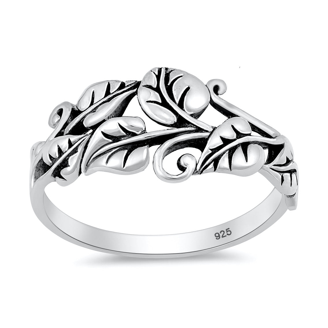 Silver Ring - Leaf