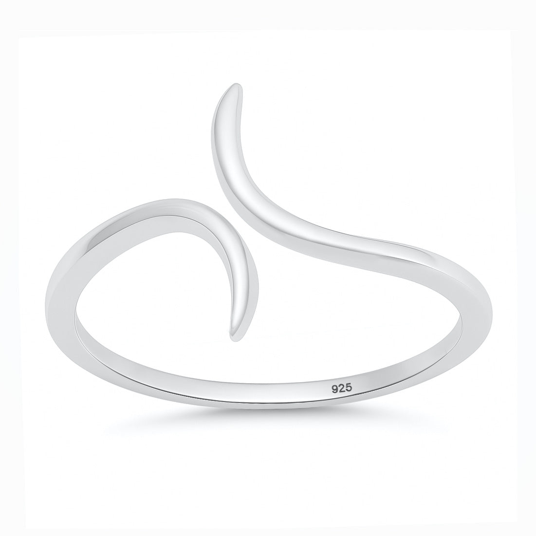 Silver Ring - Curves