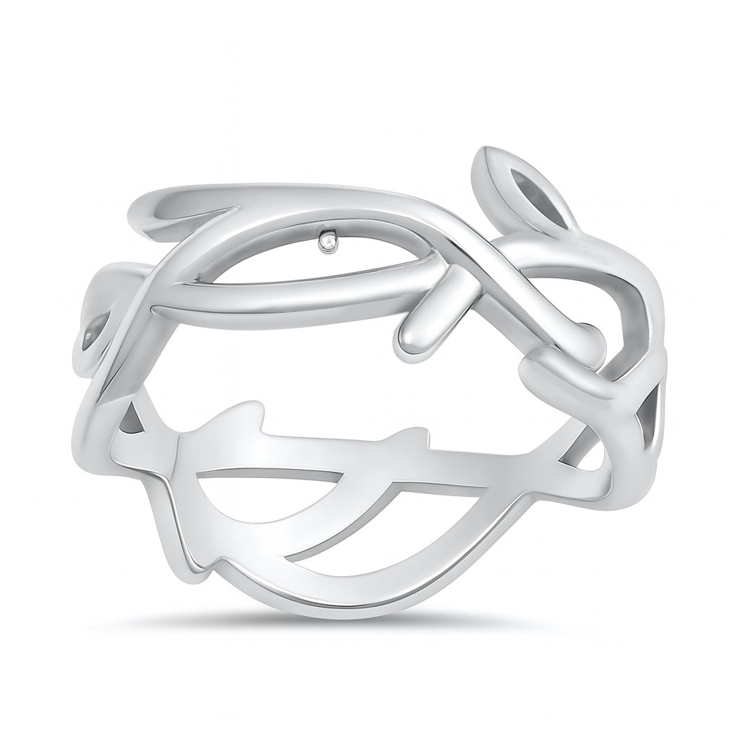 Silver Ring - Vines