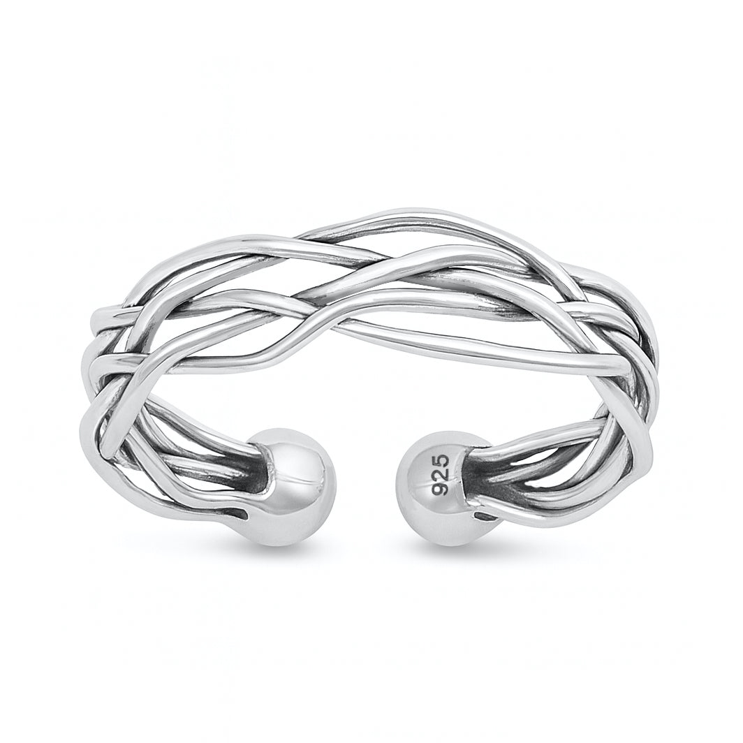 Silver Ring - Wire Braid
