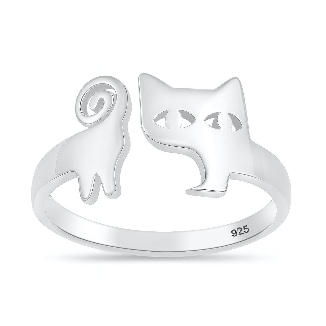 Silver Ring - Cat