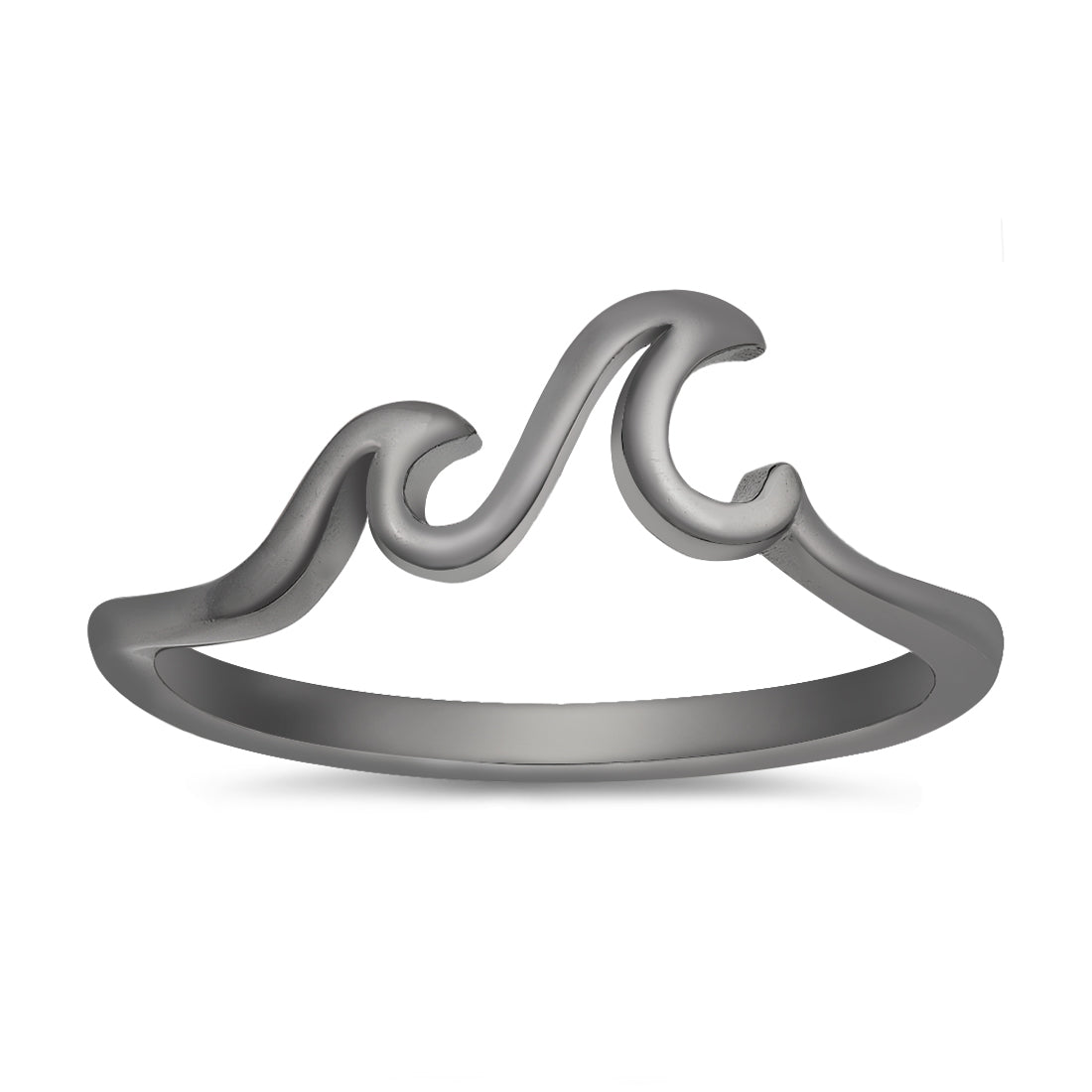 Silver Ring - Little Waves