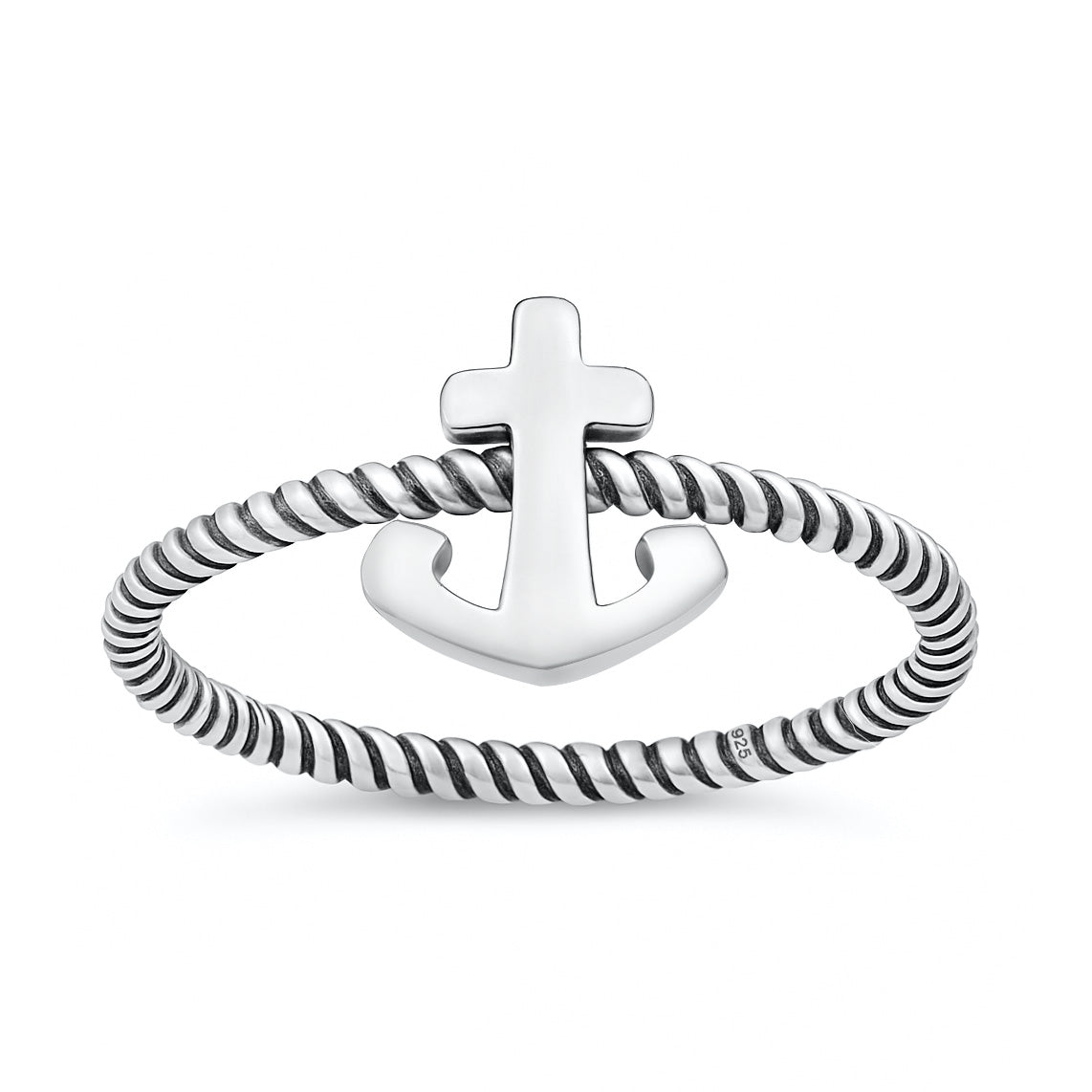 Silver Ring - Anchor
