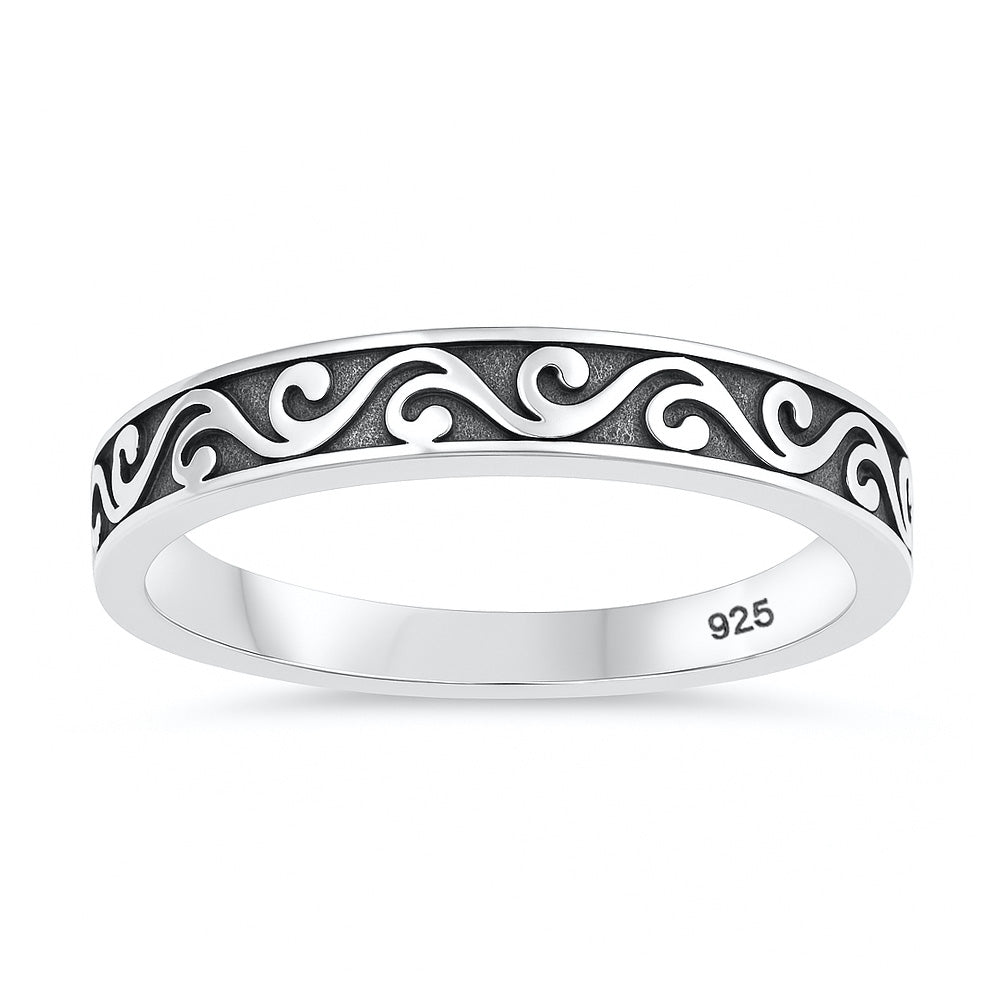 Silver Ring - Filigree Band