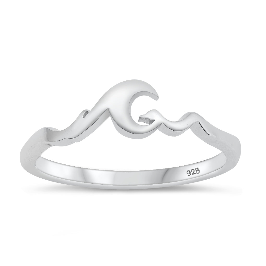 Silver Ring - Wave