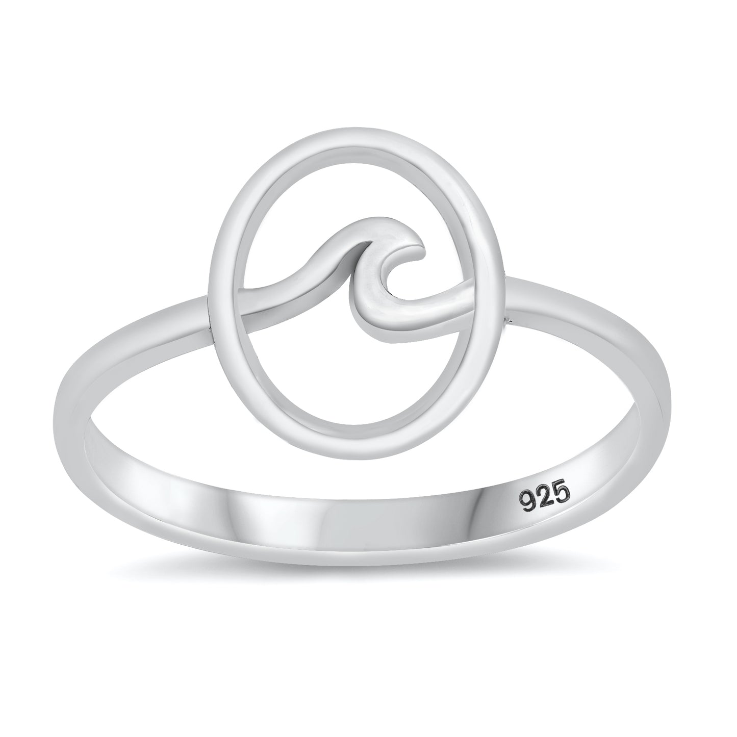 Silver Ring - Wave