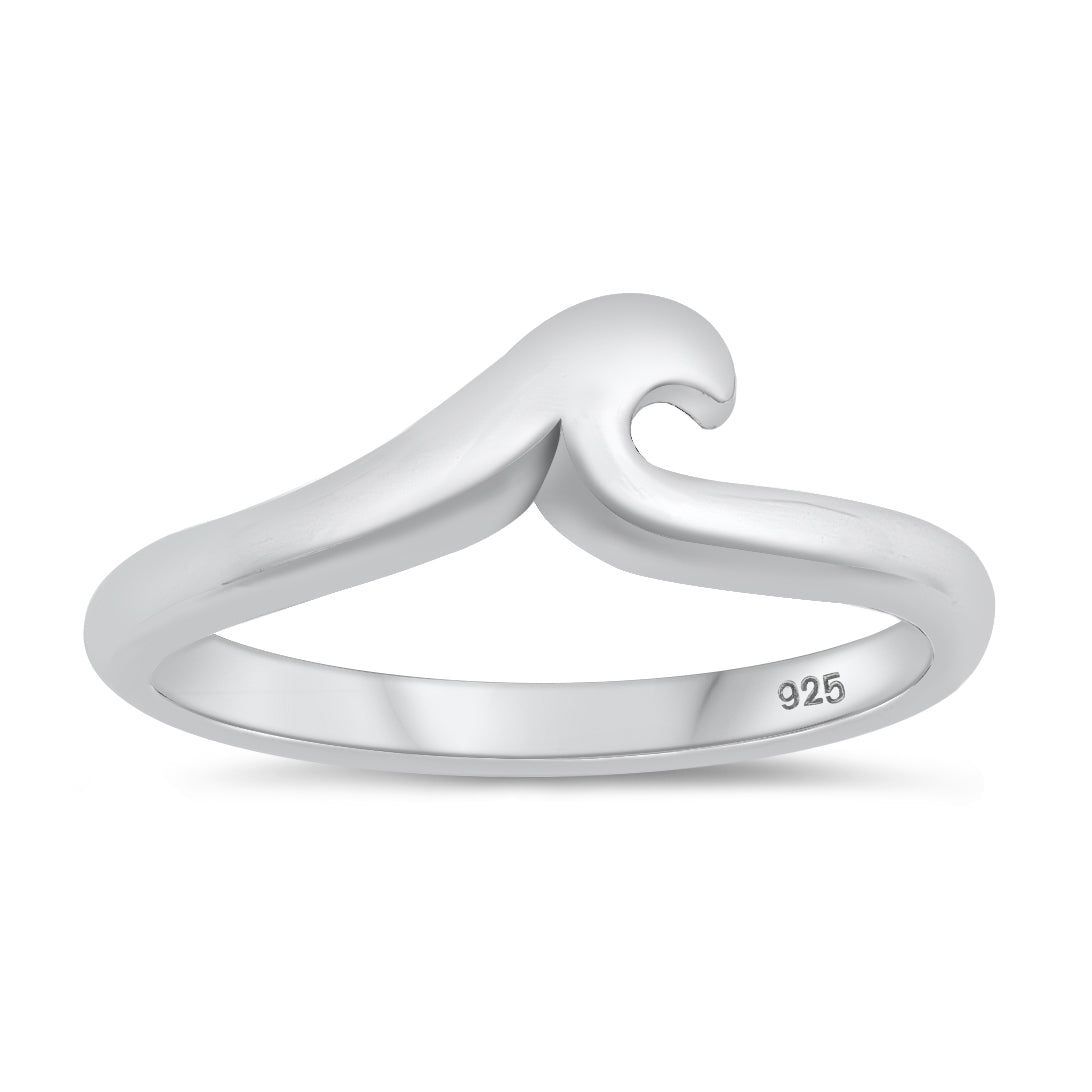 Silver Ring - Wave