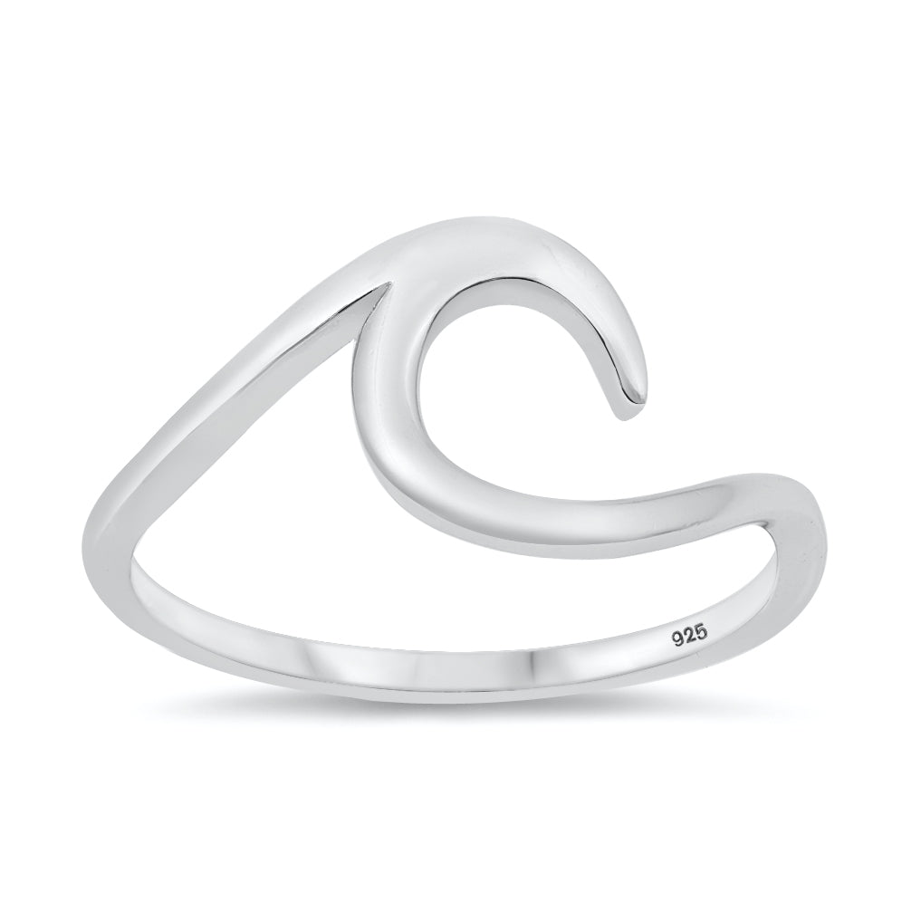 Silver Ring - Wave