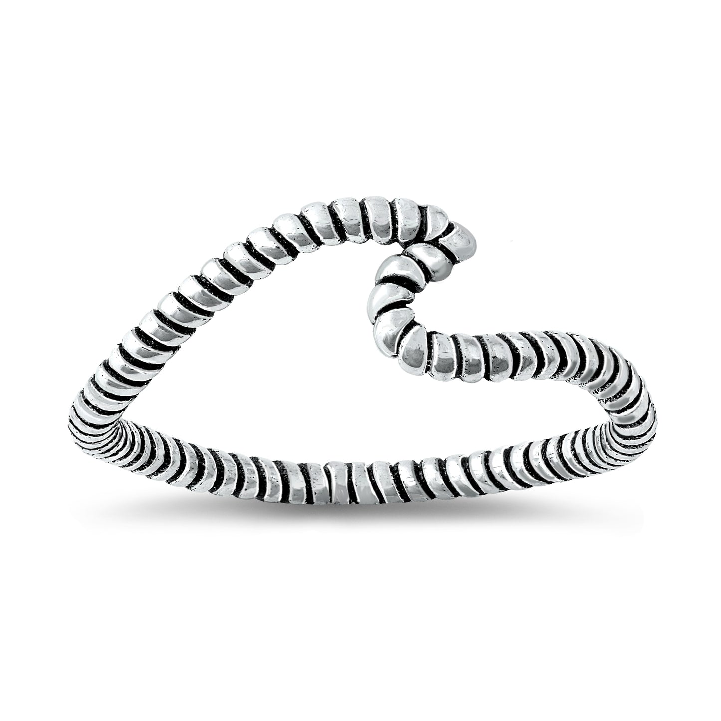 Silver Ring - Wave