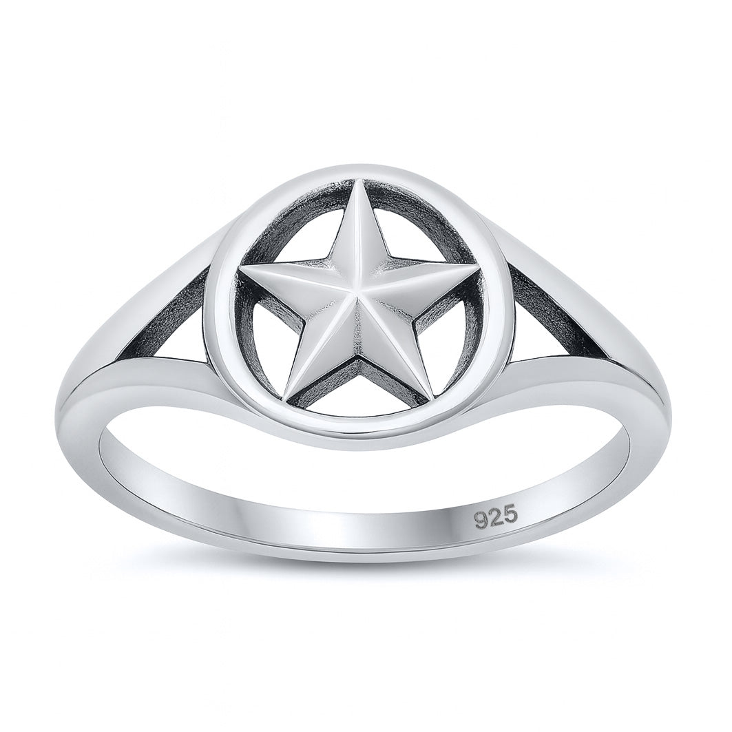 Silver Ring - Star