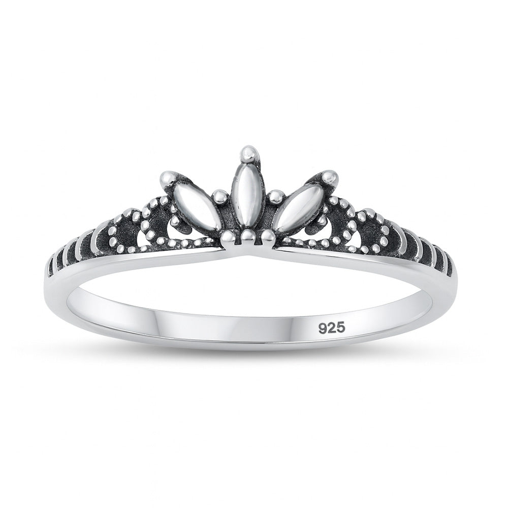 Silver Ring - Crown