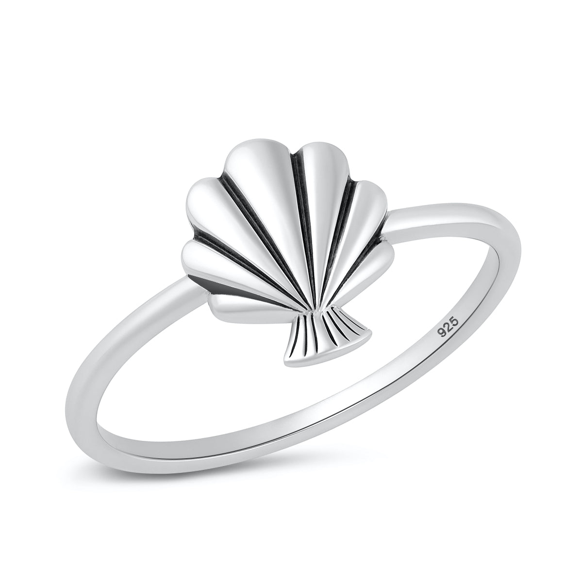 Silver Ring - Seashell
