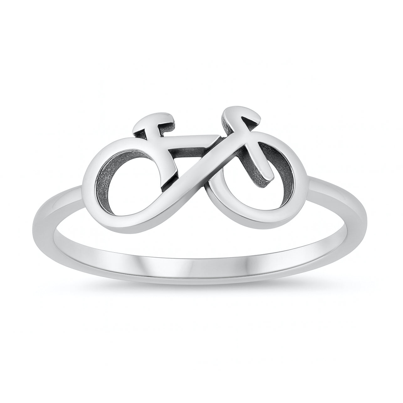 Silver Ring - Bicycle