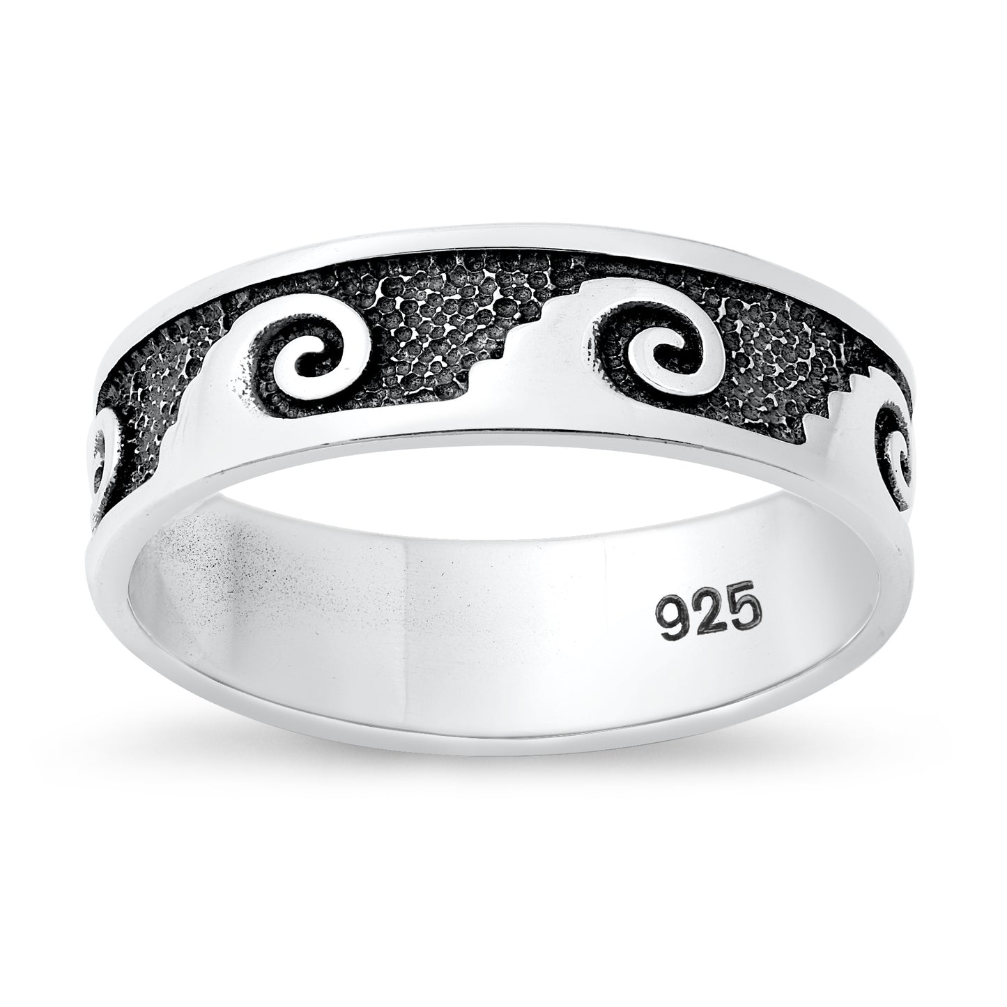 Silver Ring - Wave