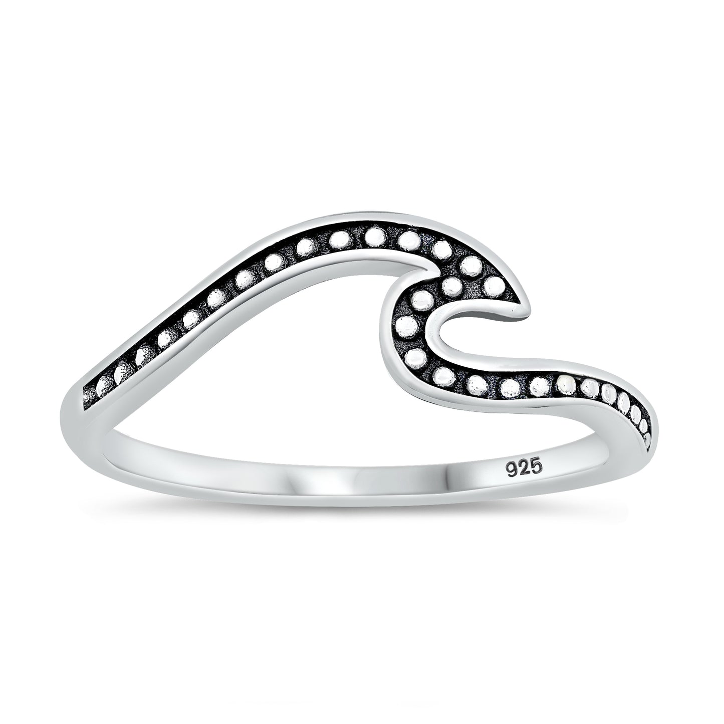 Silver Ring - Wave