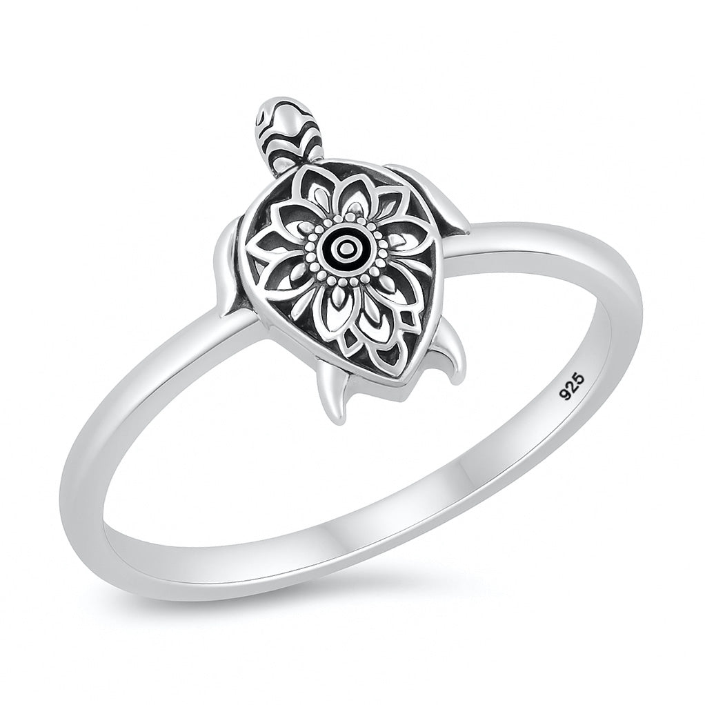 Silver Ring - Turtle