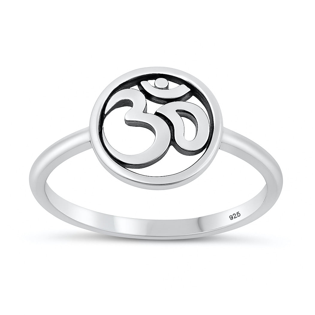 Silver Ring - Om Sign