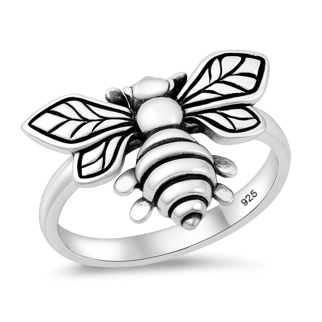 Silver Ring - Bumble Bee