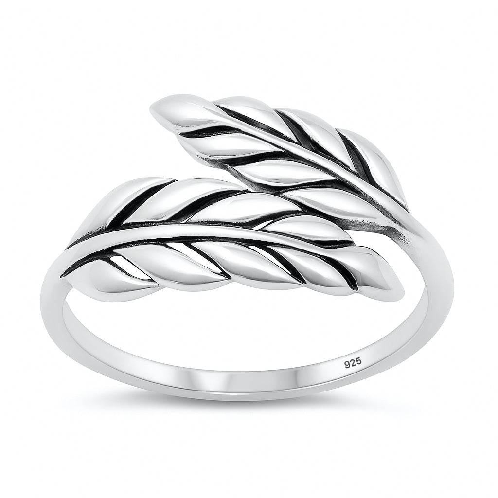 Silver Ring - Leaves