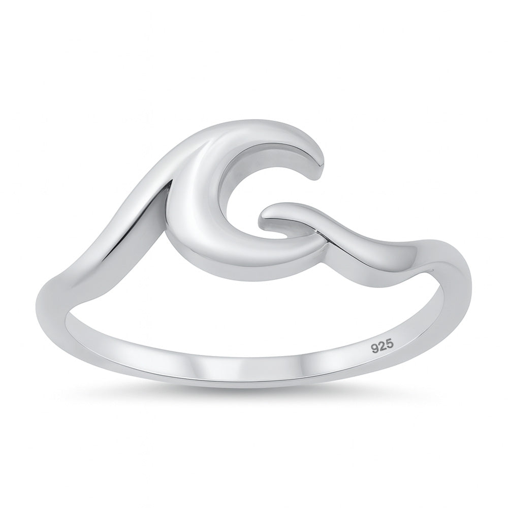 Silver Ring - Waves