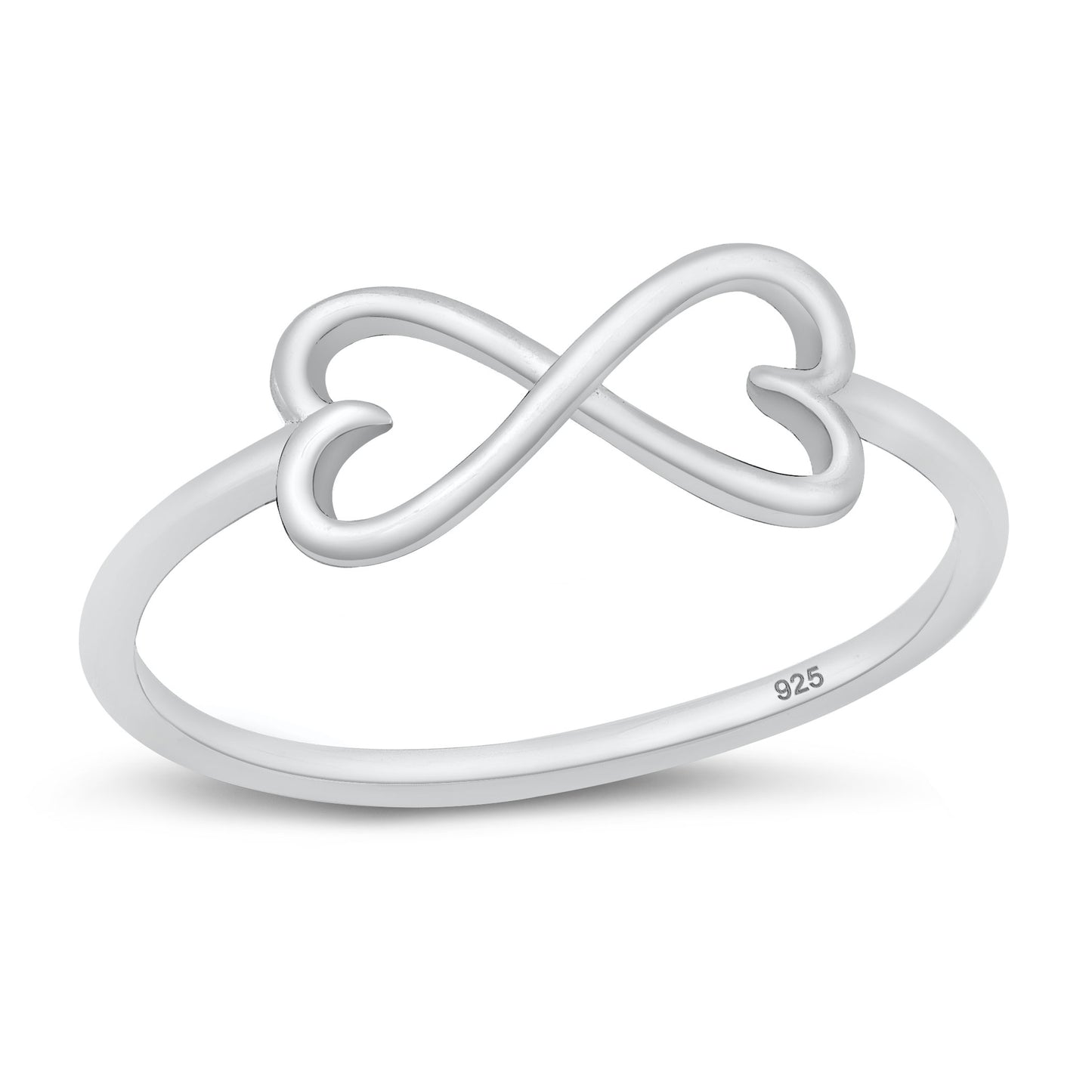Silver Ring - Heart Infinity