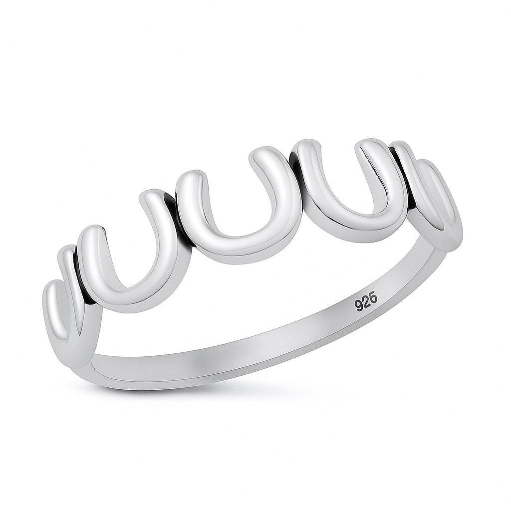 Silver Ring - Horseshoes