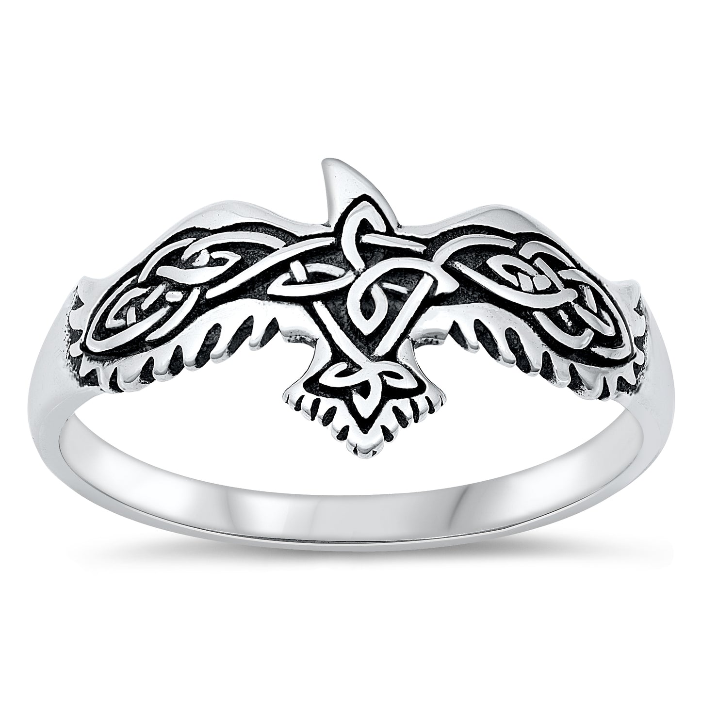 Silver Ring - Celtic Bird