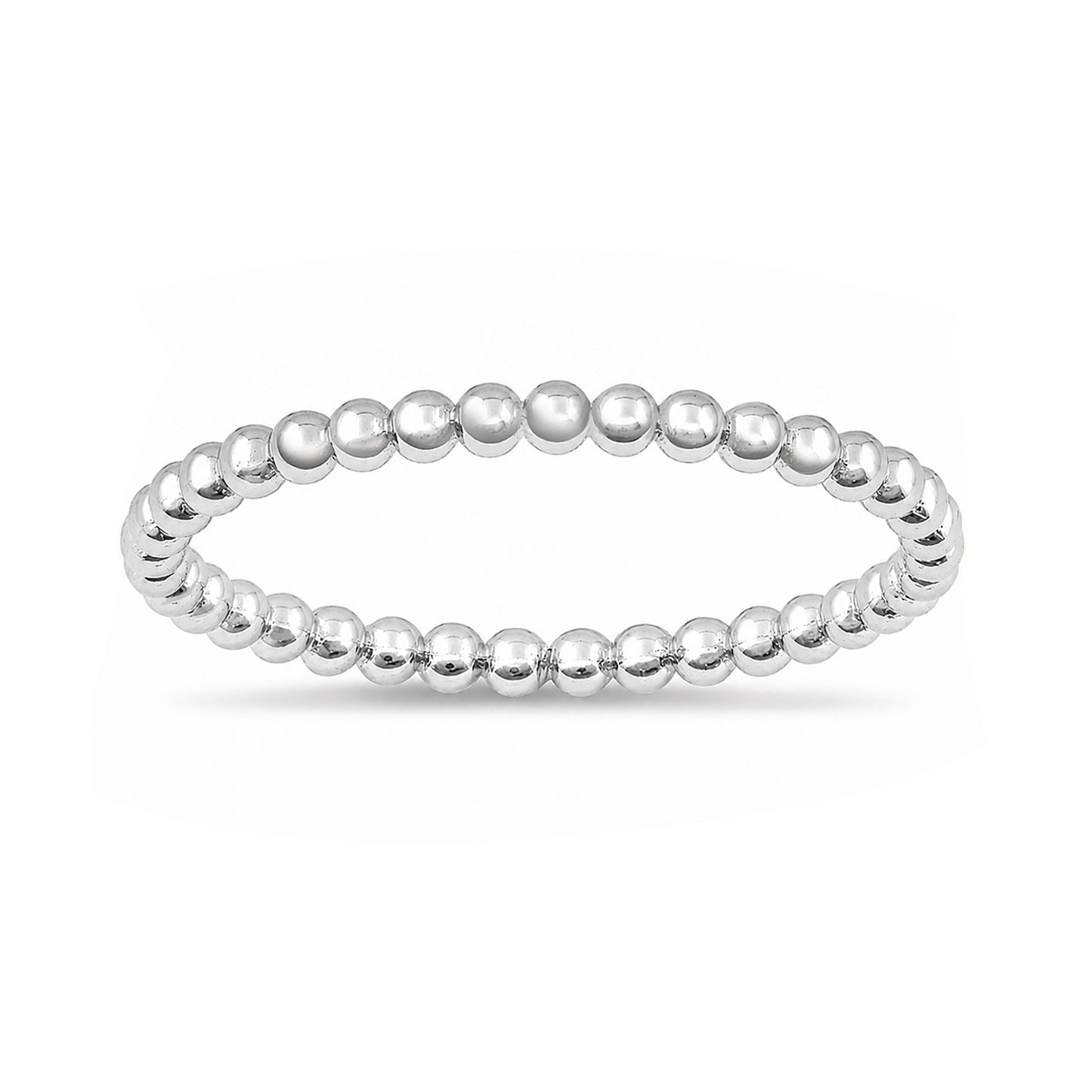 Silver Ring - Dot Band