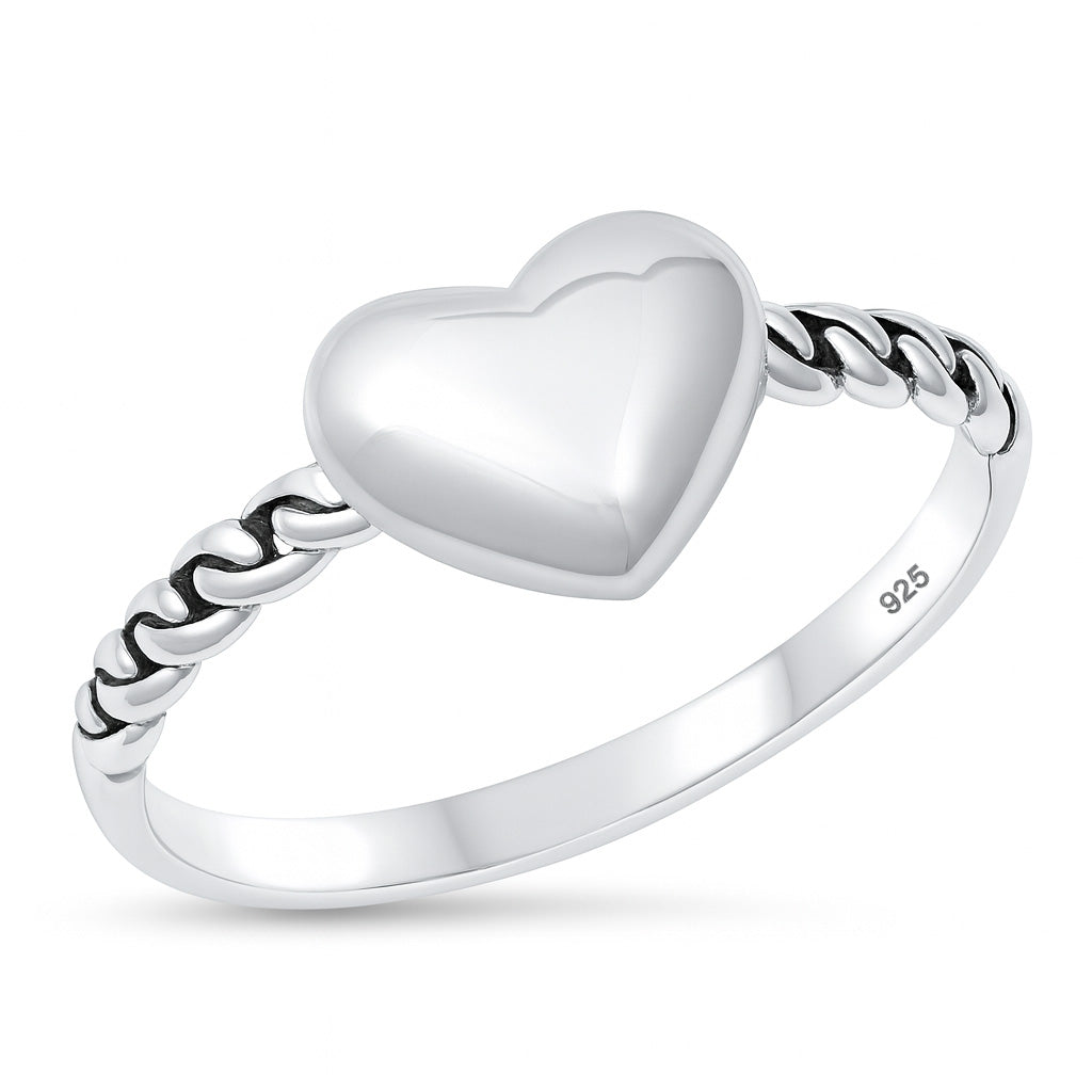 Silver Ring - Heart