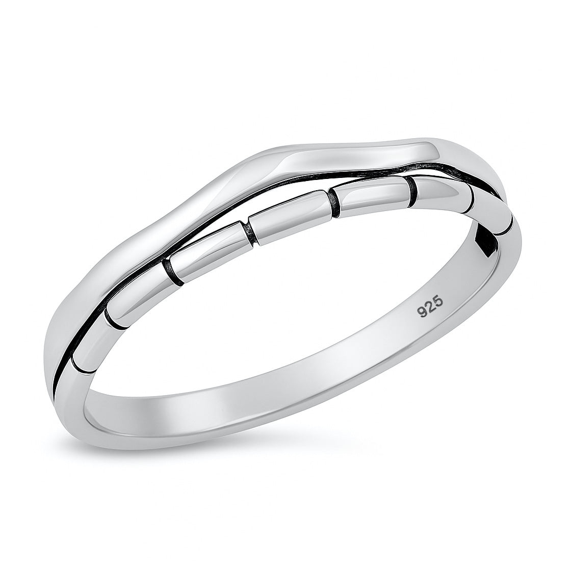 Silver Ring - Double Band