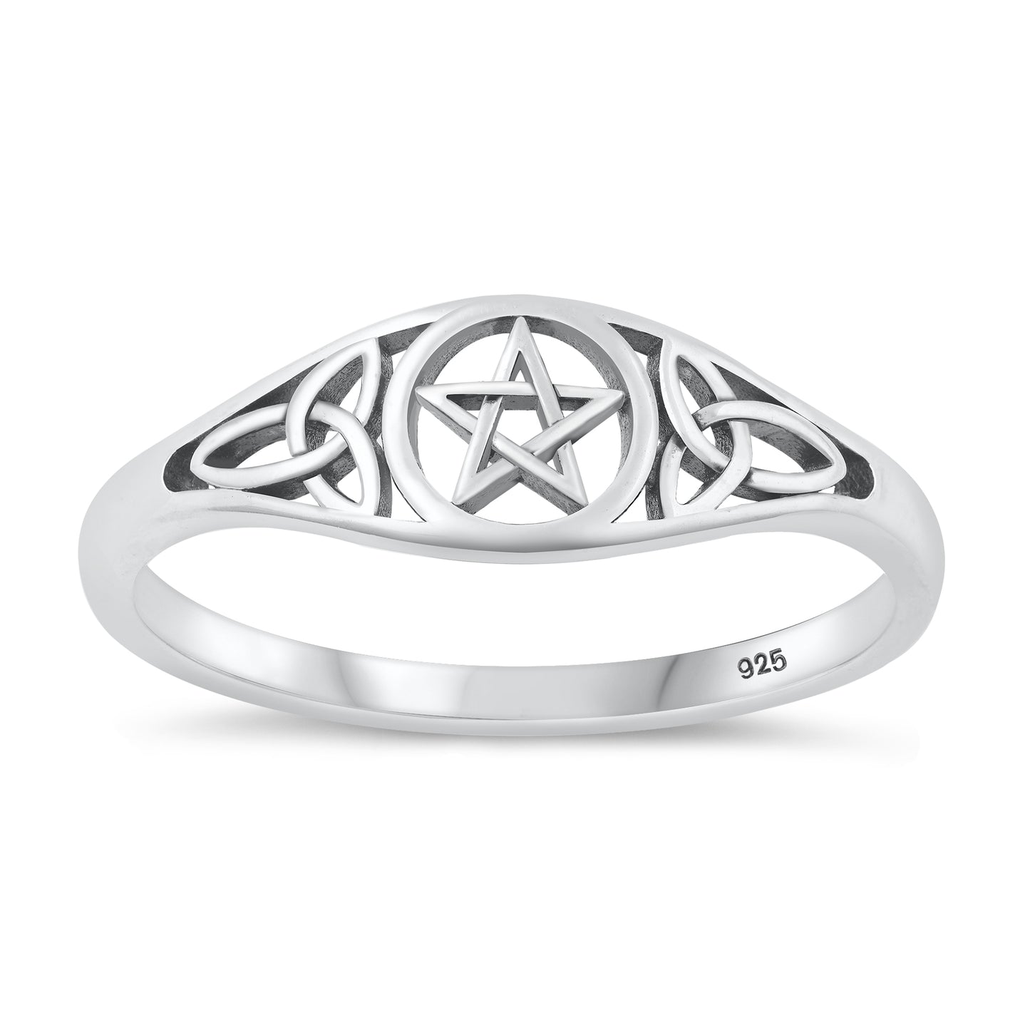 Silver Ring - Celtic Star