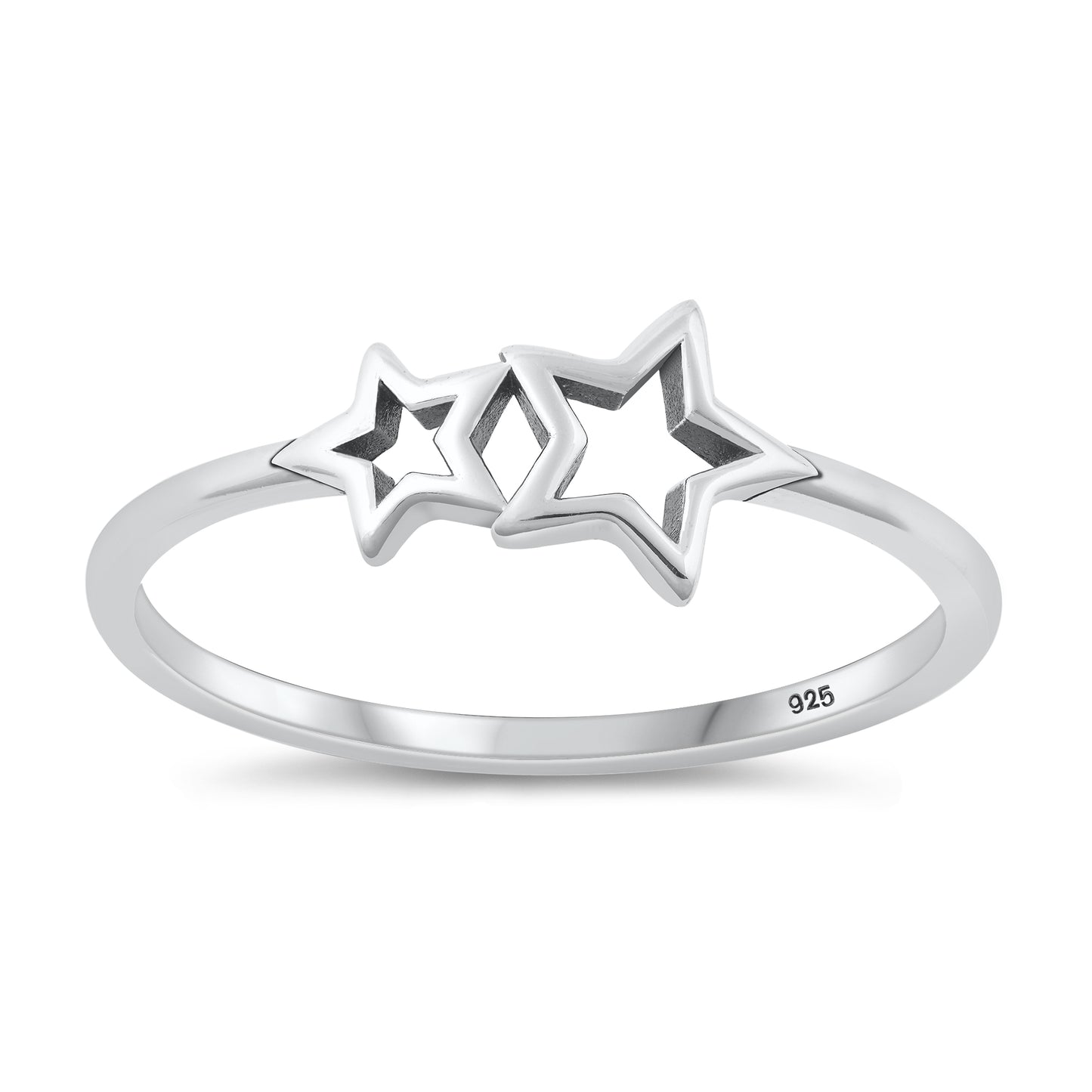 Silver Ring - Stars