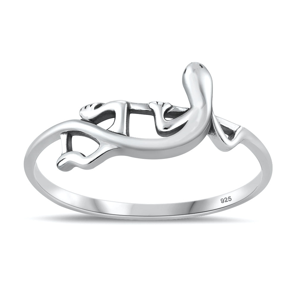 Silver Ring - Lizard