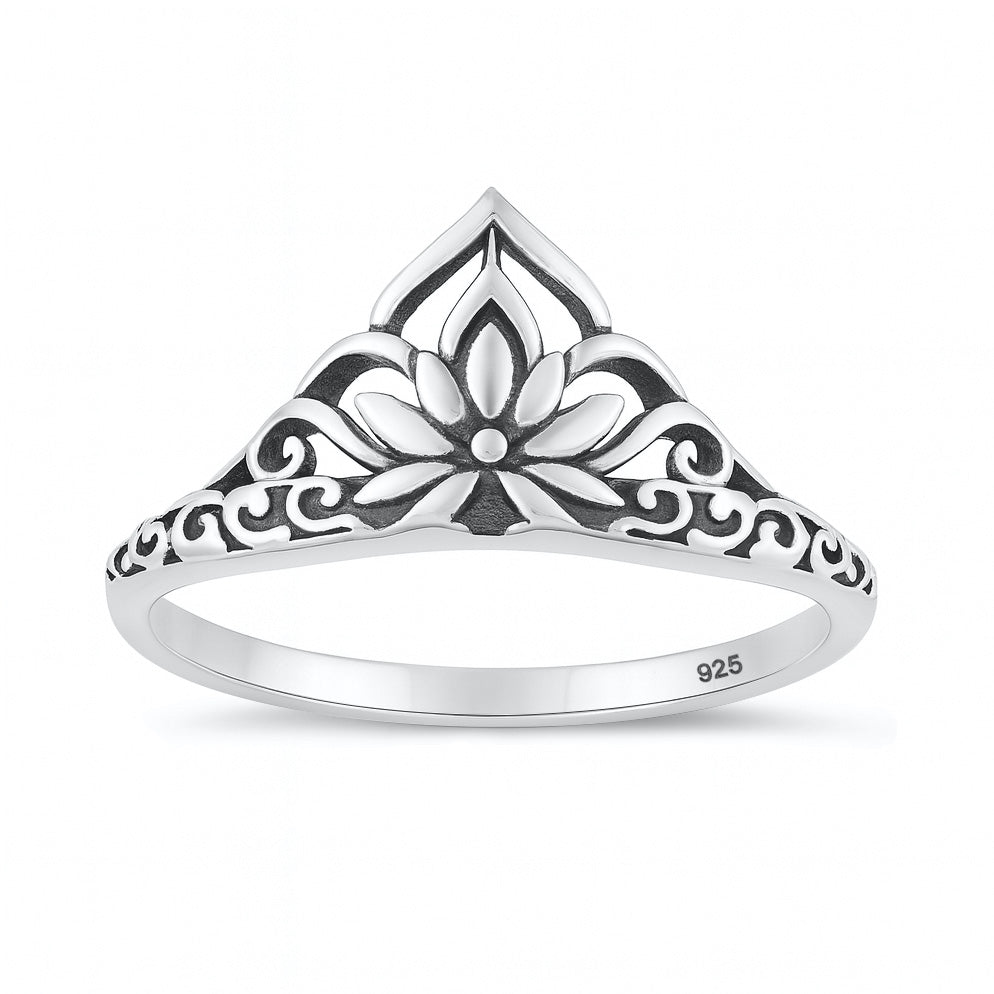 Silver Ring - Lotus