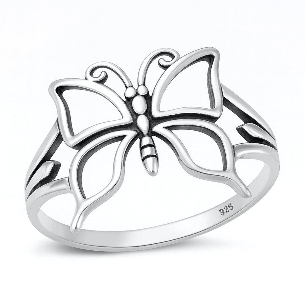 Silver Ring - Butterfly