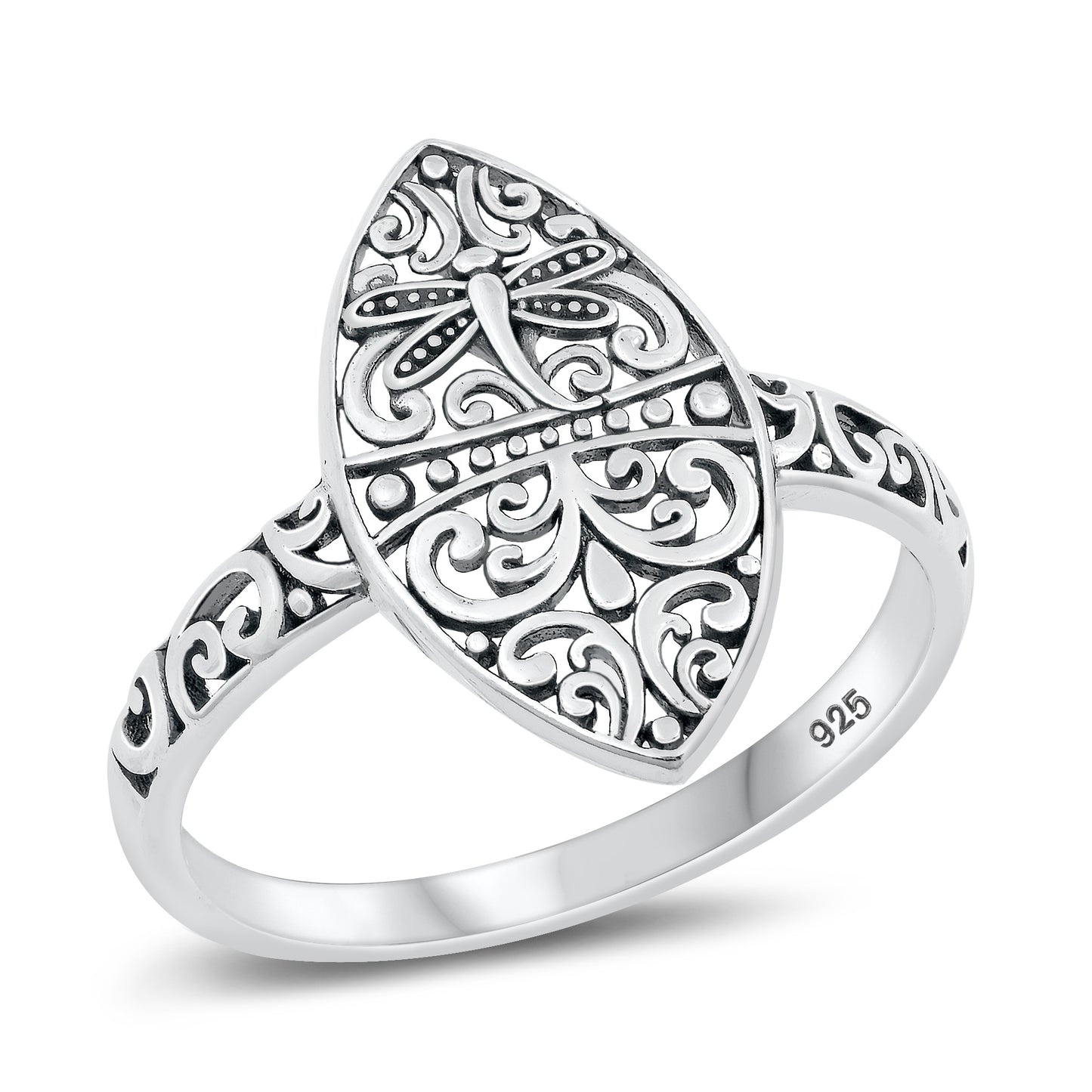 Silver Ring - Dragonfly